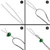 Beading Needles Seed Beads Needles Big Eye DIY Beaded Needles Collapsible Beading Pins Open Needles for Jewelry Making Tool