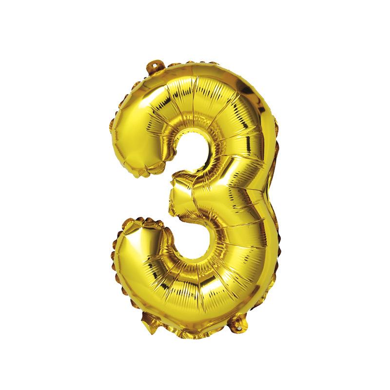 32-Inch Digital Aluminum Balloon for Baby's First Birthday Celebration Decor