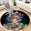 1pc Dragon Ball Characters Office Round Area Rug,  Under Office Chairs Bedroom Living Room Home Decor A0926189