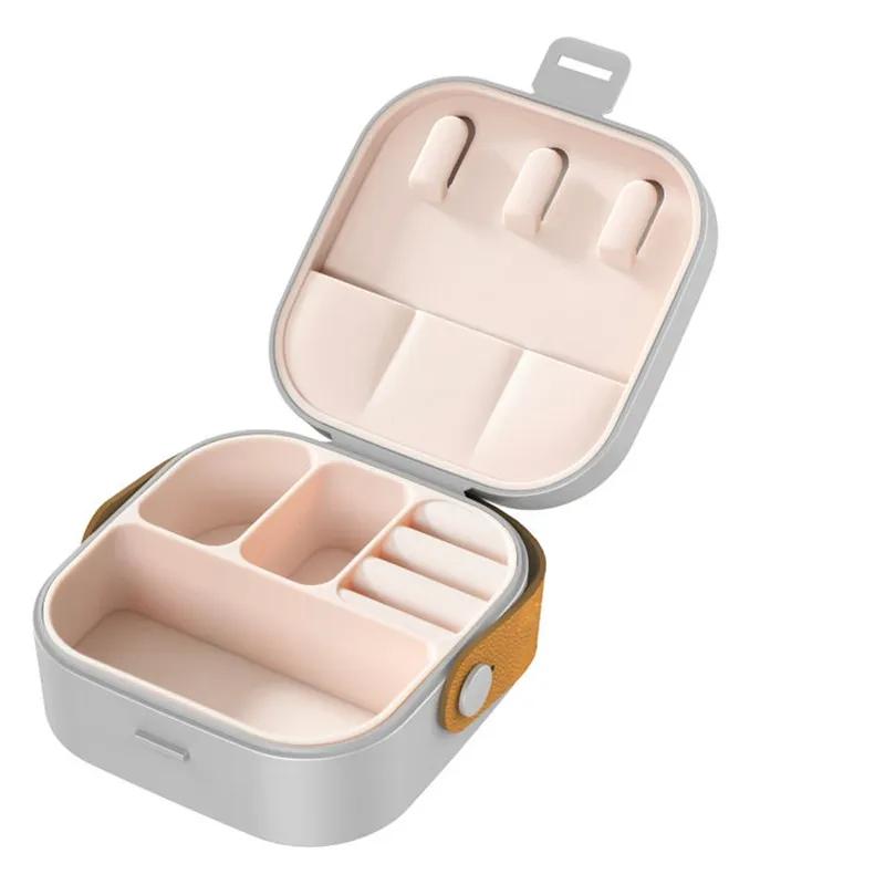 Simple And Exquisite Jewelry Storage Box Portable And Multifunctional Separated Jewelry Lipstick Decoration Organizing Box YLE25