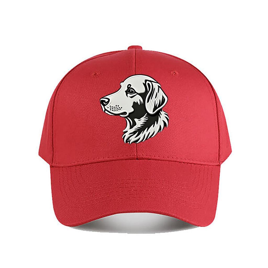White Baseball Cap With Dog Baseball Cap Fashion Unisex Sunhat Womens Outdoor Sports Snapback Cap