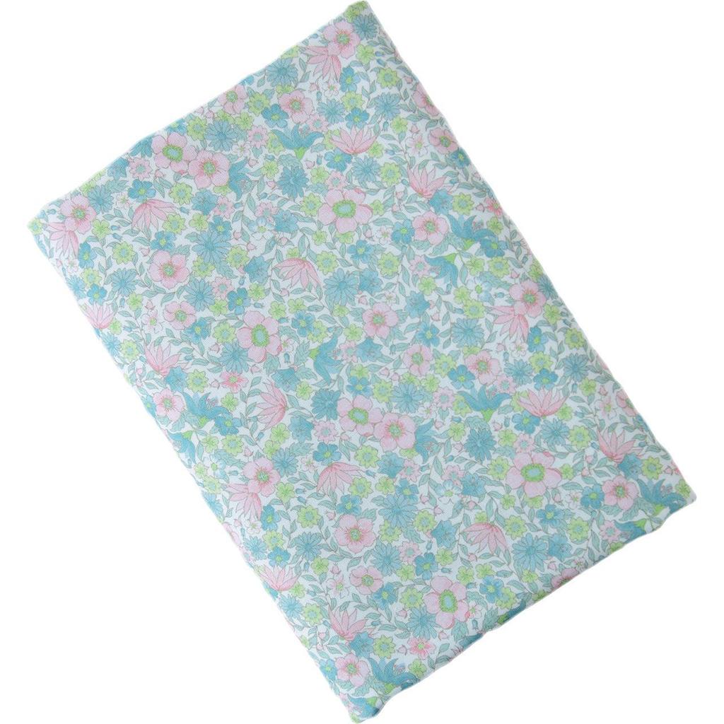 145cm Wide Floral Cotton Poplin Fabric - 40S Pure Cotton for DIY Clothing