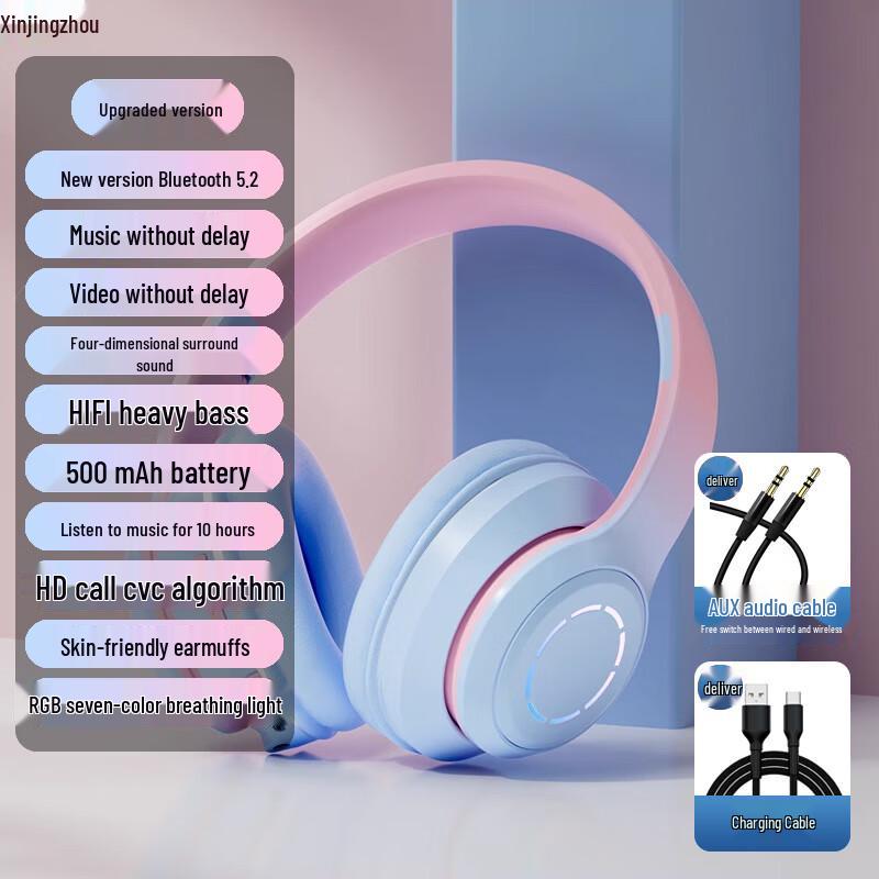 Xin Jing Zhou Kabellose Bluetooth-Over-Ear-Kopfhörer