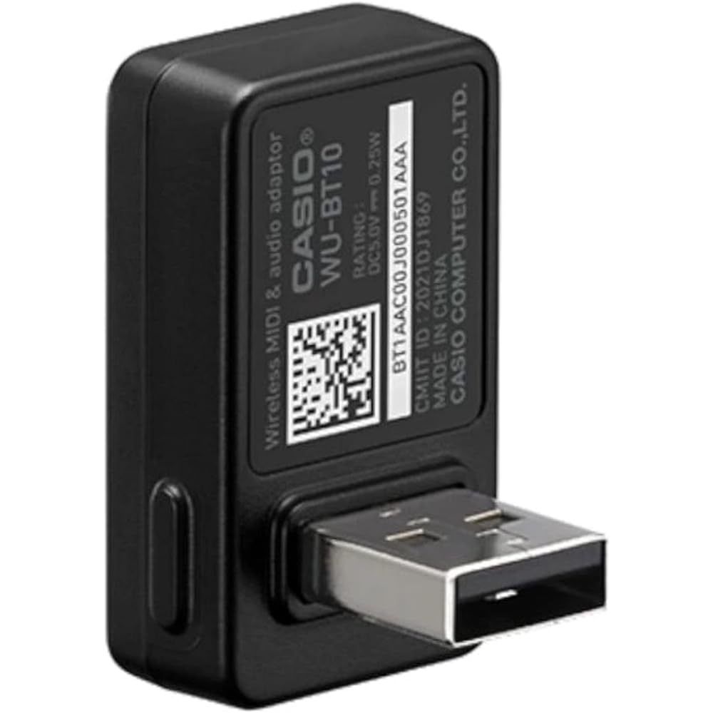 Casio (CASIO) Genuine Wireless MIDI & Audio Adapter WU-BT10 Black