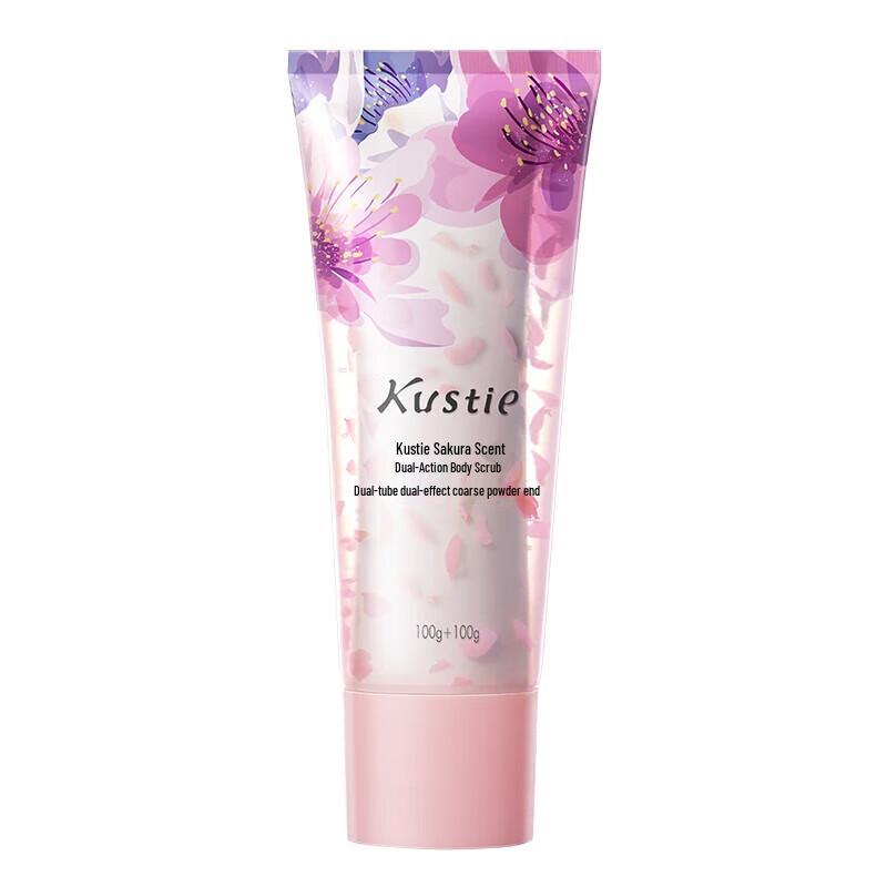 Kustie Sakura Scent Dual-Effect Body Scrub
