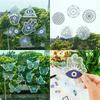 New Rainbow Sun Catcher Wall Stickers Light Catcher PVC Window Film Self Adhesive Decal Motorcycle Sticker PVC Film Home Decor