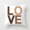 Gray White Black Letter Home Decoration Pillowcase Square  Party Sofa  Office  Cushion Cover
