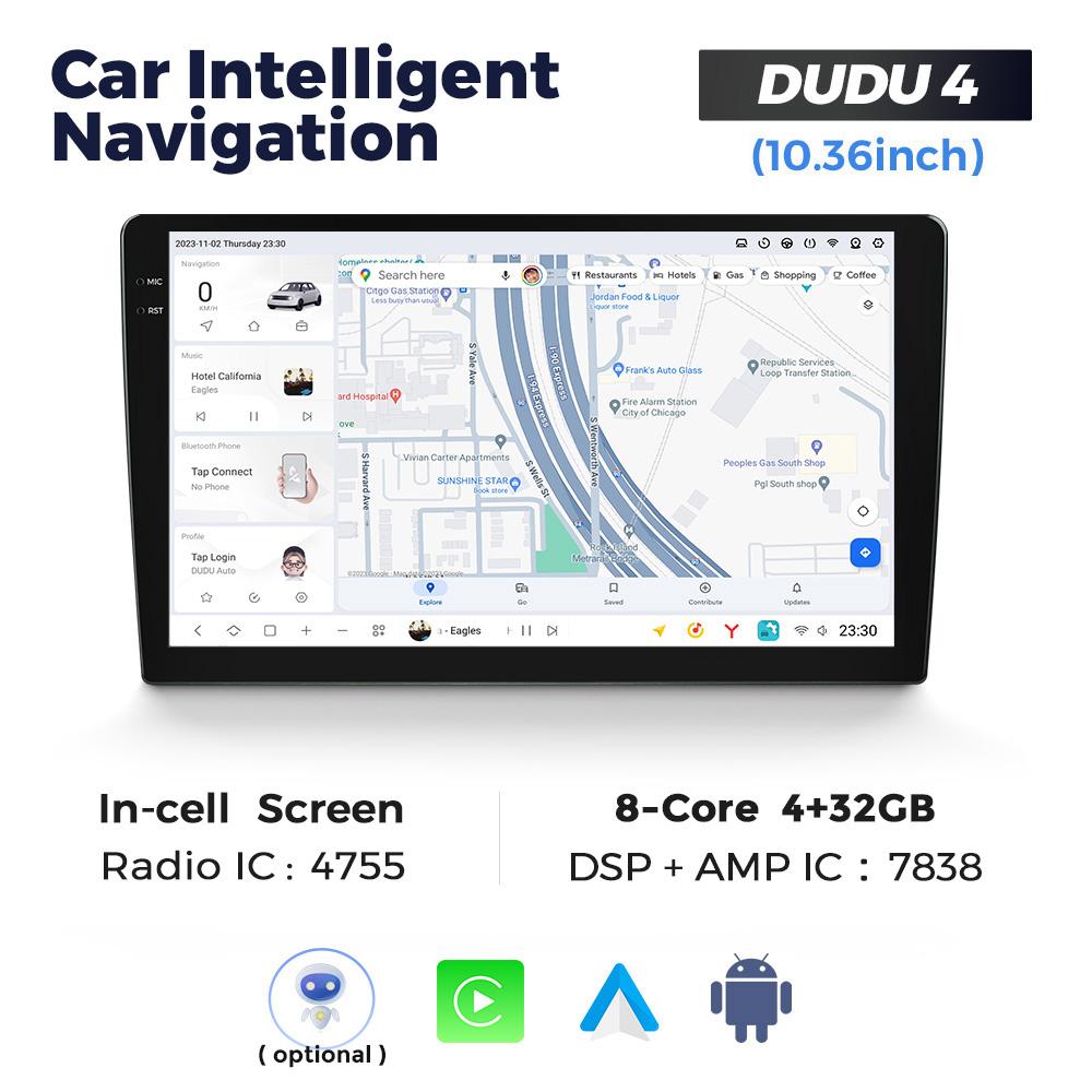 DUDU7 Universal 9.5" 10.36" 11.5" 13 Inch Android Car Radio Stereo Multimedia Video Player GPS CarPlay Auto Intelligent Systems