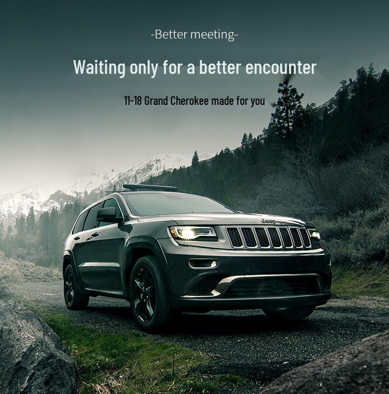 Carbon Fiber Interior Trim for Jeep Grand Cherokee 11-17: Center Console, Navigation, Gear Shift, & Cup Holder