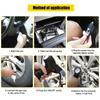120W Car Air Pump Handheld Air Compressor Portable Tire Inflator Pressure Gauge with LED Light for Car Motorcycle