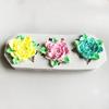 3 Cavities Flower Molds Silicone Mould Baking Molds Casting Molds Epoxy Resin Molds Candle Molds Chocolate Molds