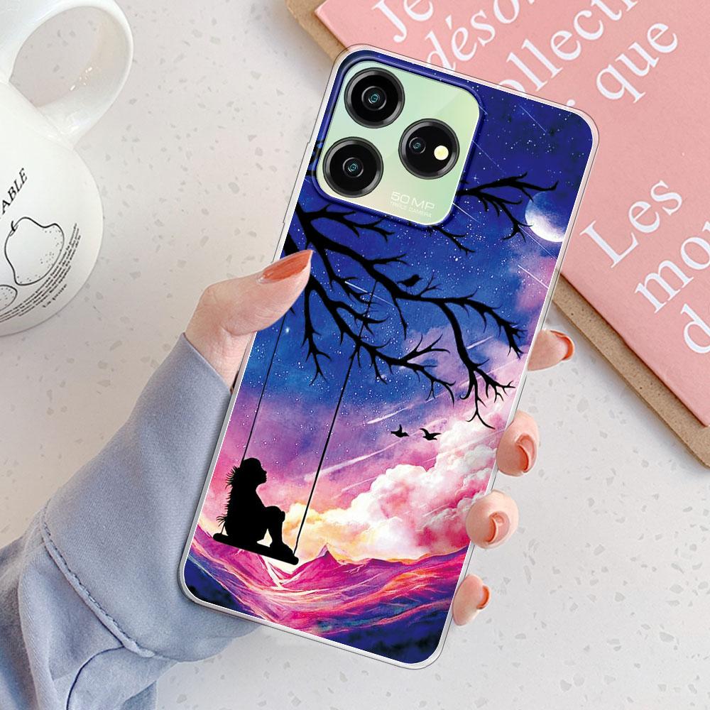 For ZTE Axon 50 Lite Case For ZTE Axon 40 Lite Cover Clear Protect Soft Silicone Phone Case For ZTE Axon 50 Lite Coque Fundas