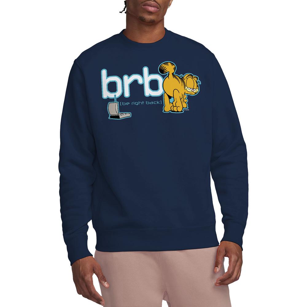 Garfield Unisex Adult Be Right Back Sweatshirt