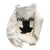 Women Men Hoodies Cat Sweater Men's Hooded Autumn and Winter Loose Tide Brand Letter Printing All-match Couple Jacket