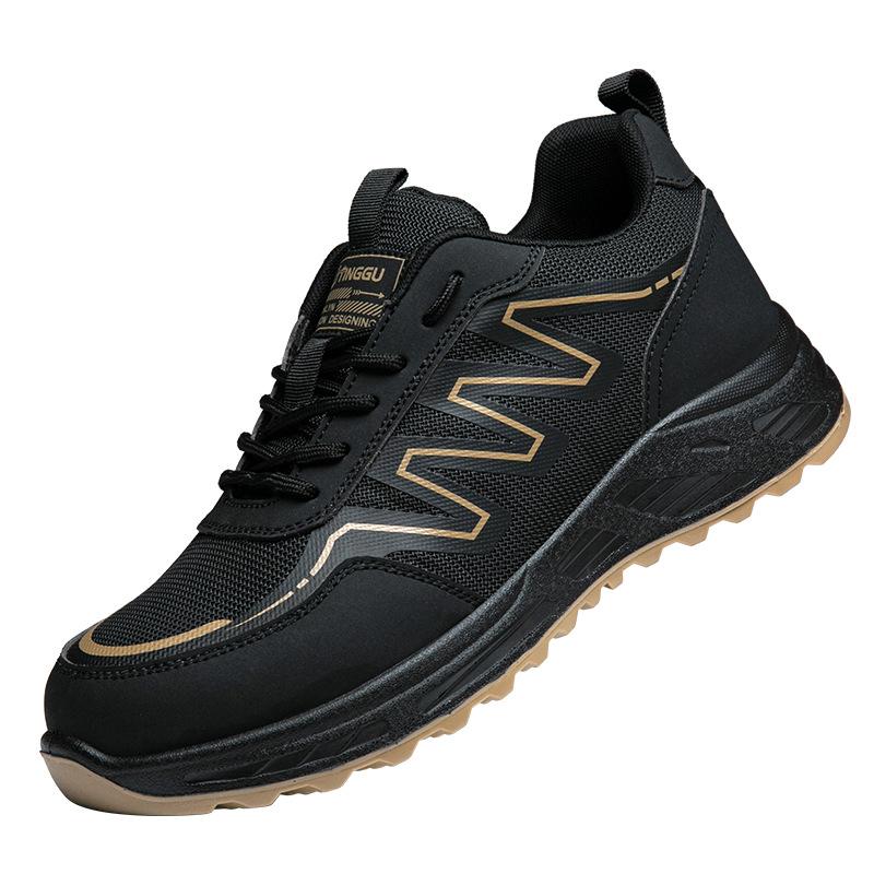Fashion Men's Women's Shoes Anti-crush Anti-puncture Work Shoes Insulating Protective Safety Shoes Anti-slip Wear-resistant Tooling Shoe