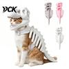 Bequemes Haustierkostüm für den Winter Dinosaurierskelett Katzenkostüm, Niedliche Halloween-Kleidung, Lustiges Outfit Katzen Cosplay Party, Foto Requisiten Dekorativ