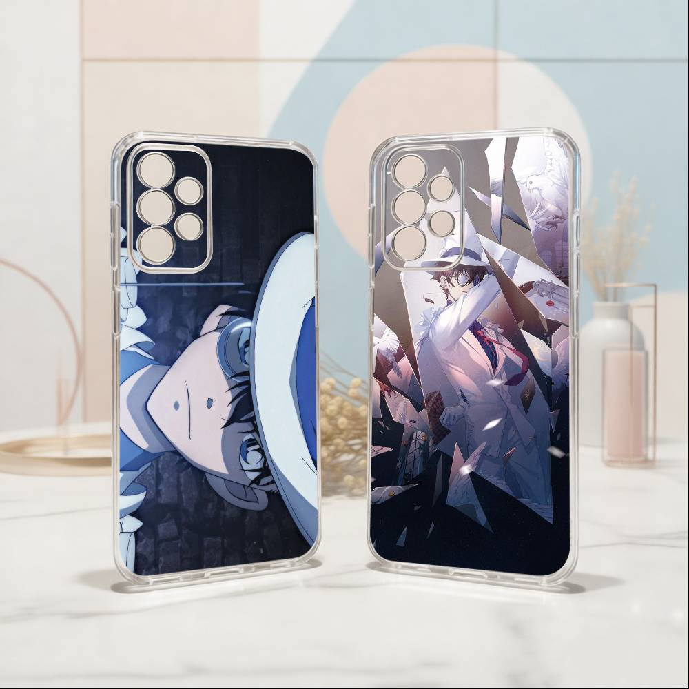 Kaito Kuroba Phone Case Transparent Silicone Soft For Samsung S25,S24,S21,S22,S23,S30,Ultra,S20,Plus,Fe