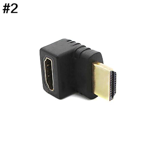 Angle Rotating Connector Port Saver Converter To Female Adapter HDMI-compatible Male