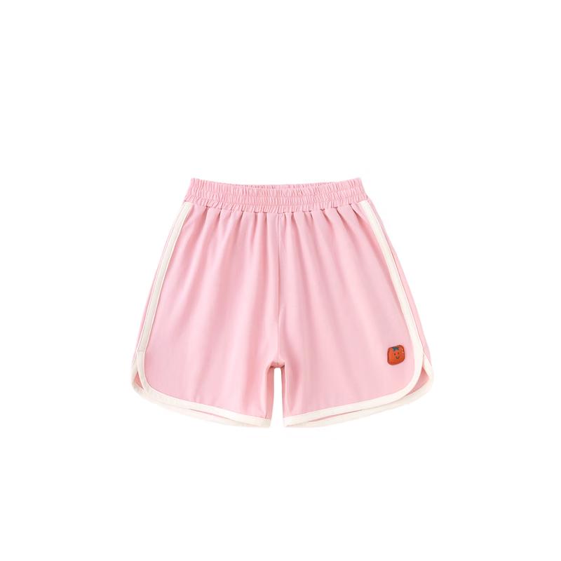 Dudu Home Girls Sporty Color-block Summer Shorts 100