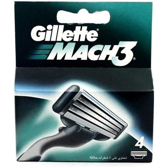 GILLETTE MACH 3 4 pc