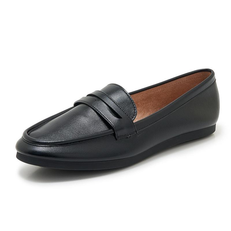 Fashion Women Walking Loafers 2025 New Autumn Fashion Retro Leisure Flats Shoes Comfortable Loafers Outside Slip On Women Flats Shoes