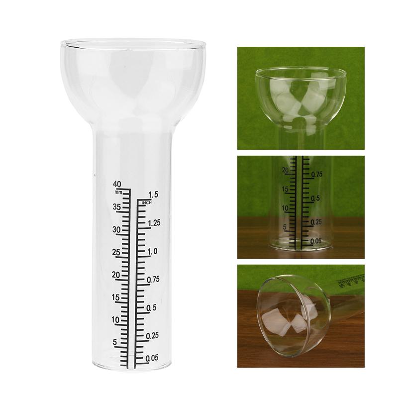 Replacement Glass For Rain Gauge Precipitation Gauge Glass Rainwater Gauge 35mm Outdoor Rain Measuring Tube Garden Test Tools