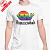 Gay Pride Rainbow Tops Homosexwhale TShirt Gay Novelty LGBTQ Funny Gift Clothing Men Women Casual Daily Life Cotton Streetwear