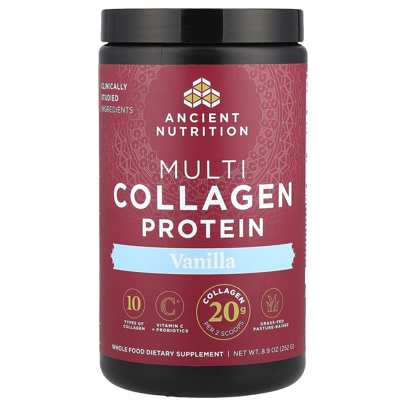 Photos - Other Sports Nutrition Multi Collagen Protein, Vanilla, 8.9 oz  (252 g)