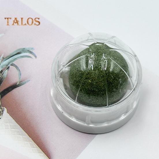 Catnip Ball 360-Degree Rotatable Self Adhesive Wall-Mounted Eco-friendly Spinning Catnip Ball Toy Pet Accessories