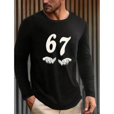 Men's Long Sleeve Top, Ideal for Travel & Layering Under Jackets
