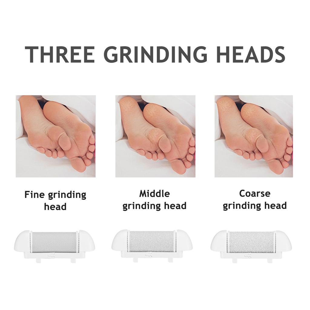 Electric Rechargeable Foot Grinder Digital Display Callus Remover Feet Pedicure Tools Set Remove