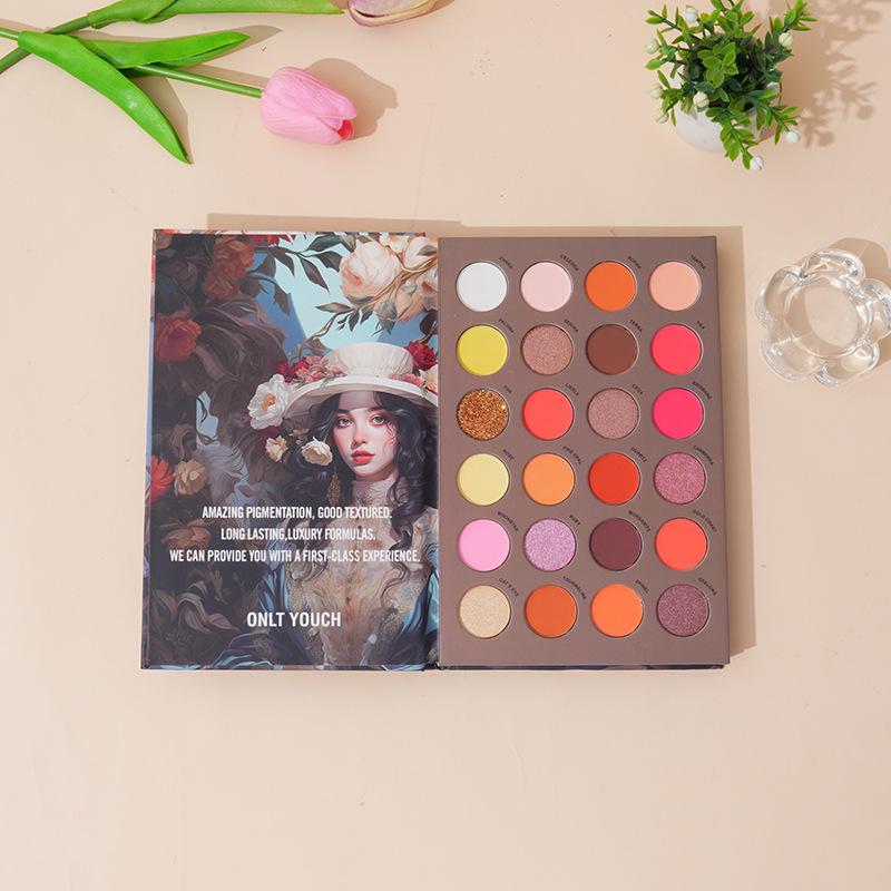 72-Color Long-Lasting Matte & Pearlescent Eyeshadow Palette