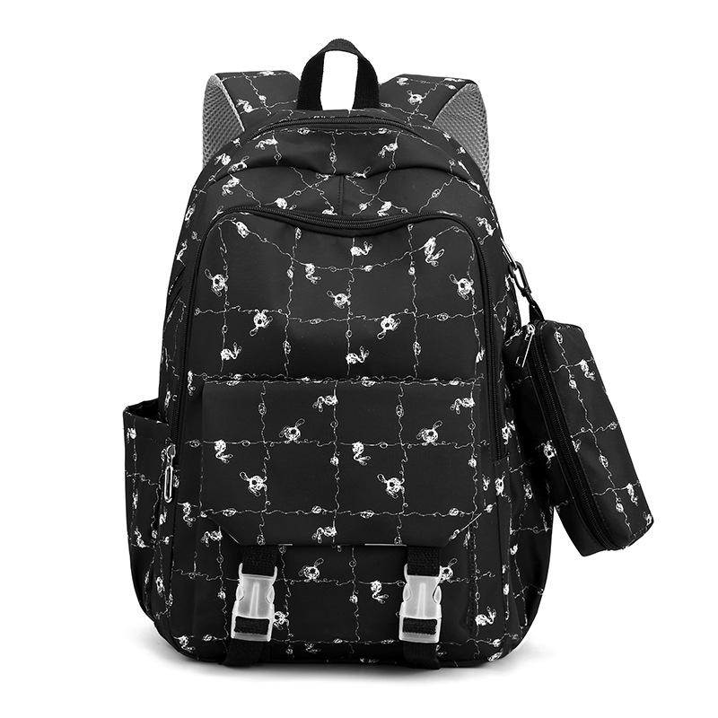 New Large-capacity Backpack, Trendy and Simple, Junior High School College Student Schoolbag, Lightweight Loli Girl Backpack