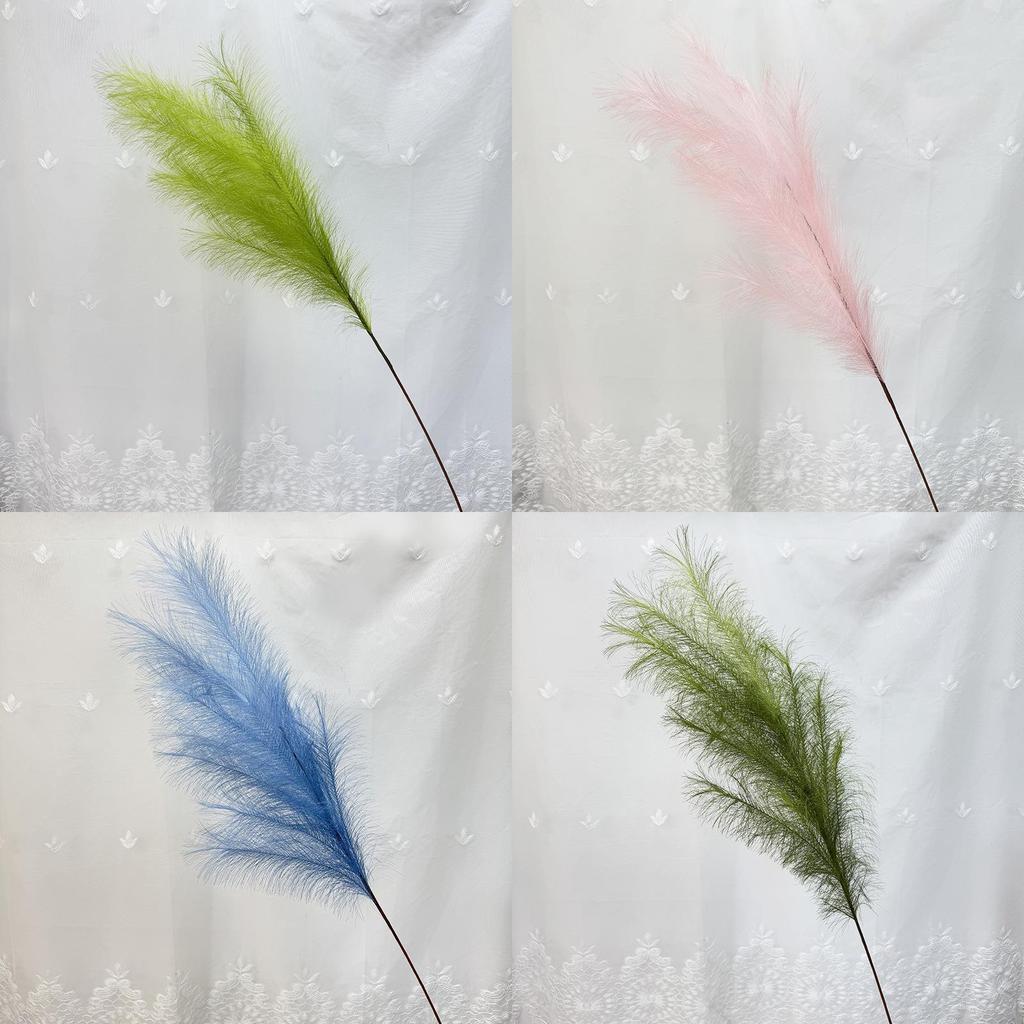 Wedding Decor Artificial Phragmites Hirsuta With Polyester Fabric For Home And Event Displays