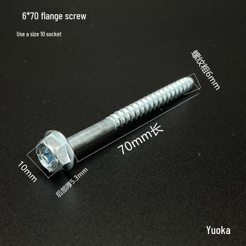 Hex Flange Phillips Self-Tapping Screw with Washer for Bathroom Cabinet and Washbasin