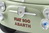 Kyosho Original 1/18 Scale Fiat Nuova 500 Elaborazione Abarth Record (Green Clear) Finished Product KS08966ALG