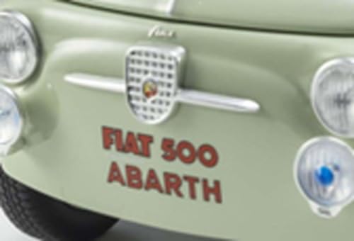 Kyosho Original 1/18 Scale Fiat Nuova 500 Elaborazione Abarth Record (Green Clear) Finished Product KS08966ALG