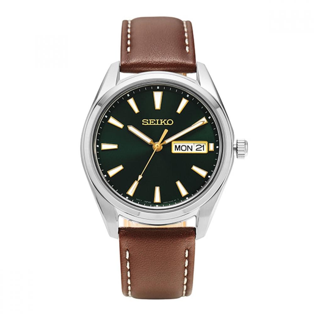 

Seiko Sur449p1 ClaSSic Analog Men S Leather Watch SUR449P1