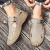 New Summer Breathable Sandals Outdoor Net Surface Beach Shoes Leisure Hollow Deodorant Soft Sole Wear-resistant Frame  Shoes