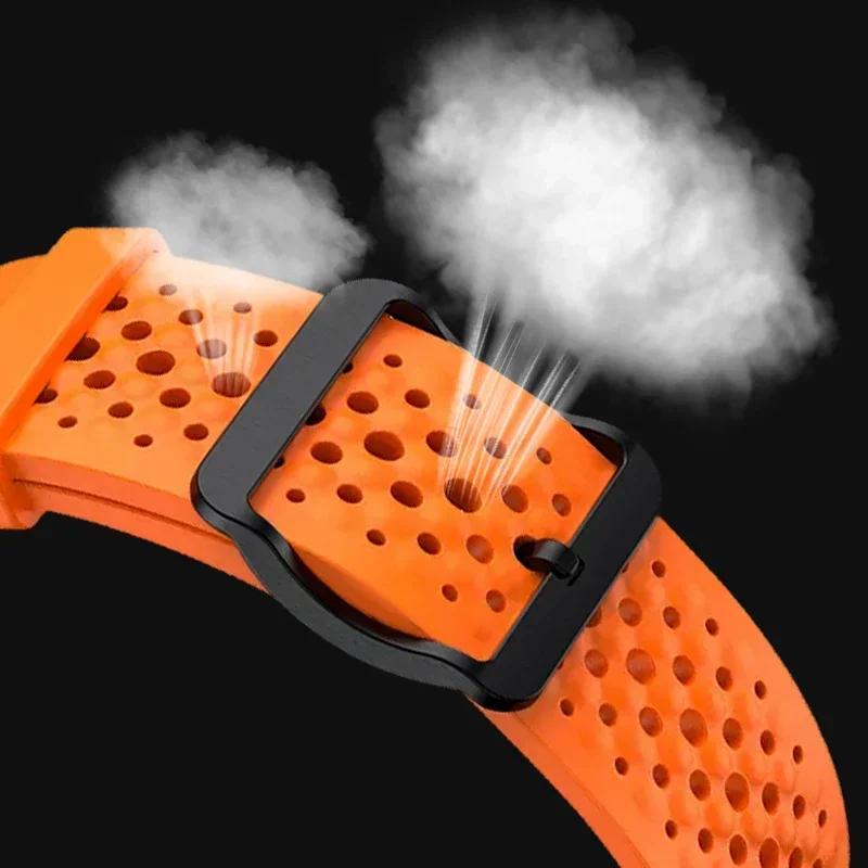 20mm 22mm Silicone Strap For Amazfit Active 2/GTS 4/3/2 Sports Breathable Bracelet Wristband Amazfit Bip 6/5 GTR 4/3 Accessories