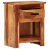 Day and Night - Day and Night Solid Wood Bedside Table 40x30x50 Cm