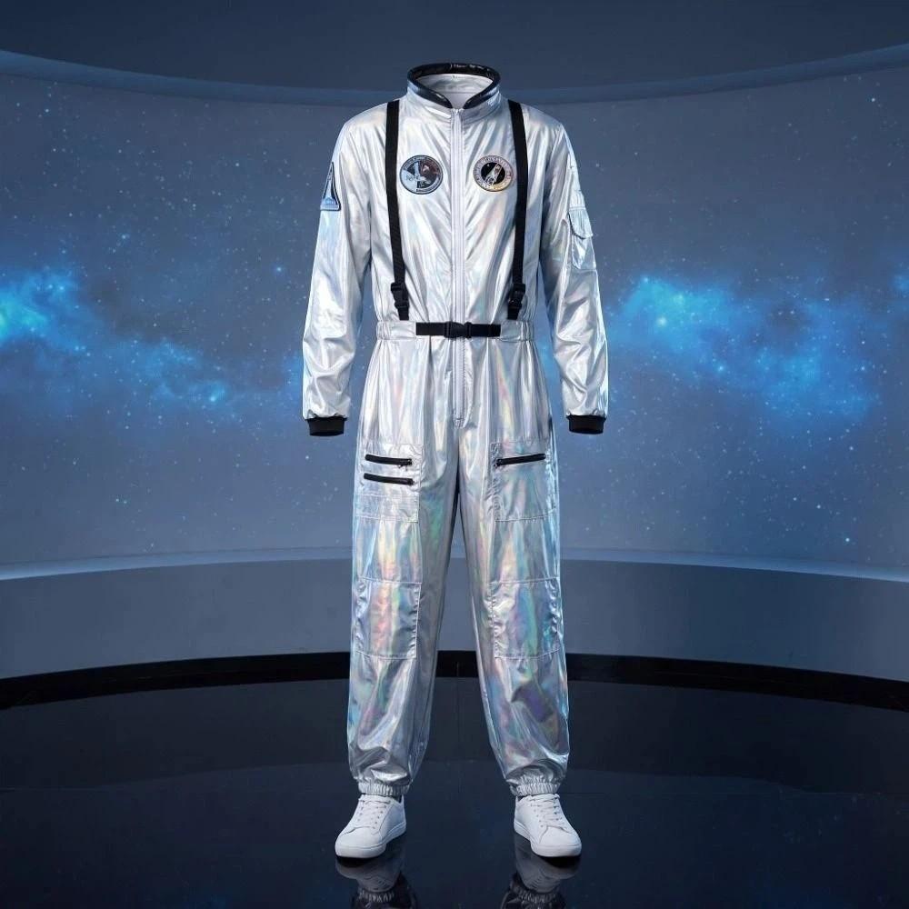 Jumpsuit Astronauten Kostuum Verkleed Ruimtevaarder Jumpsuit Creatieve Cosplay Outfit Cosplay Evenement