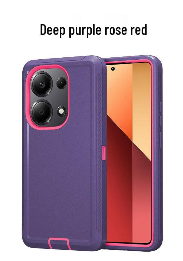 Redmi Note 13 Pro & POCO M6 Pro Anti-Drop Full-Coverage Protective Phone Case