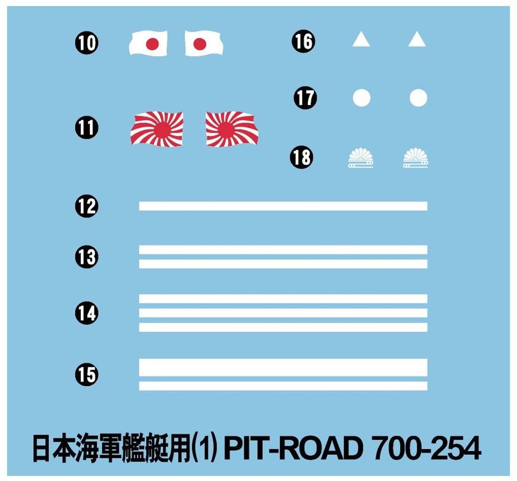 Pit Road Skywave Series Japanese Navy Destroyer Matsukaze with Flag and Ship Name Plate Etching Plastic Gray 1/700 Kamikaze-class Parts, Model, SPW55,