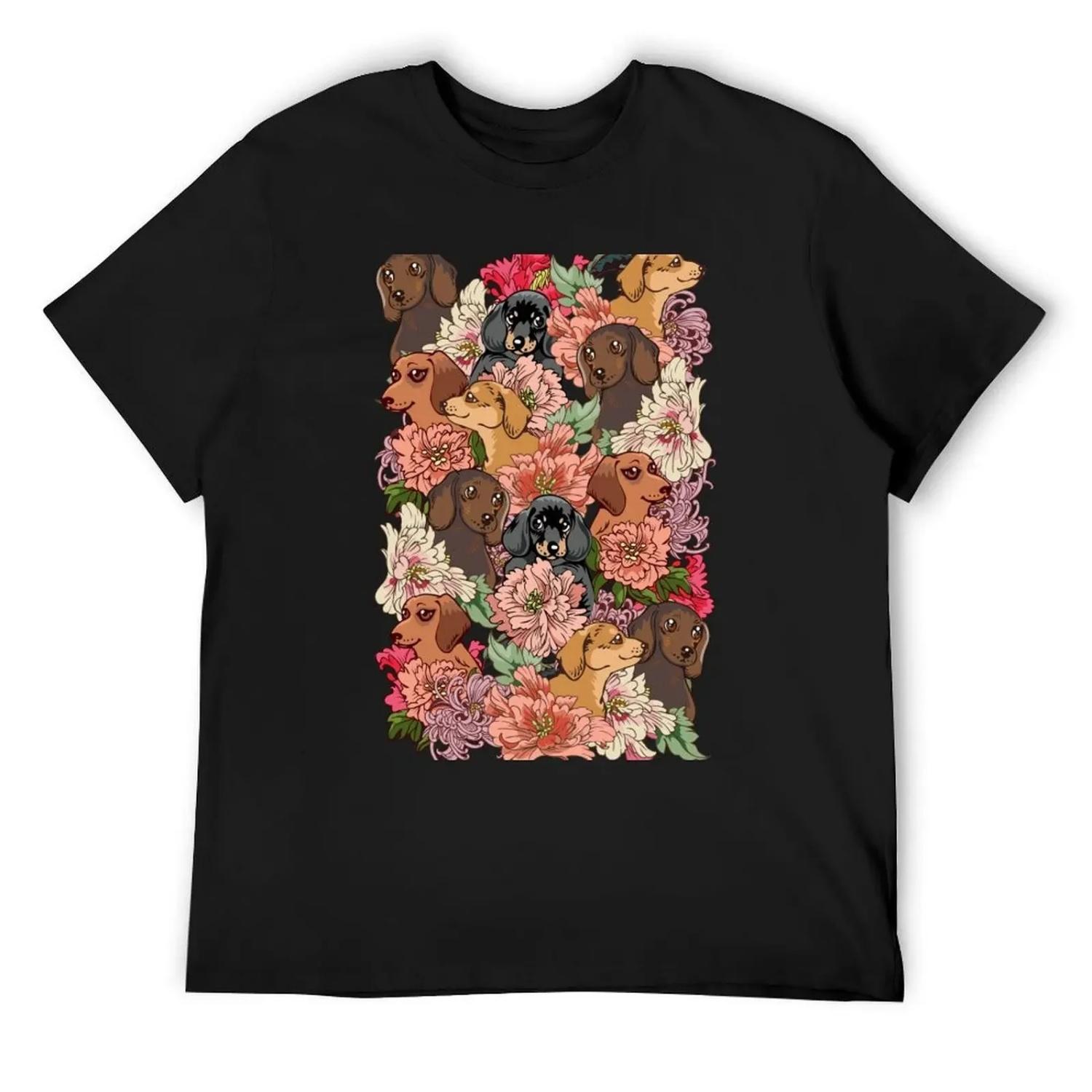 

Because Dachshund T-Shirt sublime sports fans blacks hippie clothes clothes for men XXXXXL чорний