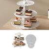 Easy to Demold Silicone Resin Mold Set 3 Tiers Epoxy Craft Cake Stand For Cupcakes Desserts Use Jewelry Making Tool