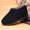 Old Beijing Cloth Shoes Winter Men's Cotton Shoes Velvet Casual Cotton Boots Warm Feet Old Man Shoes Dad Shoes