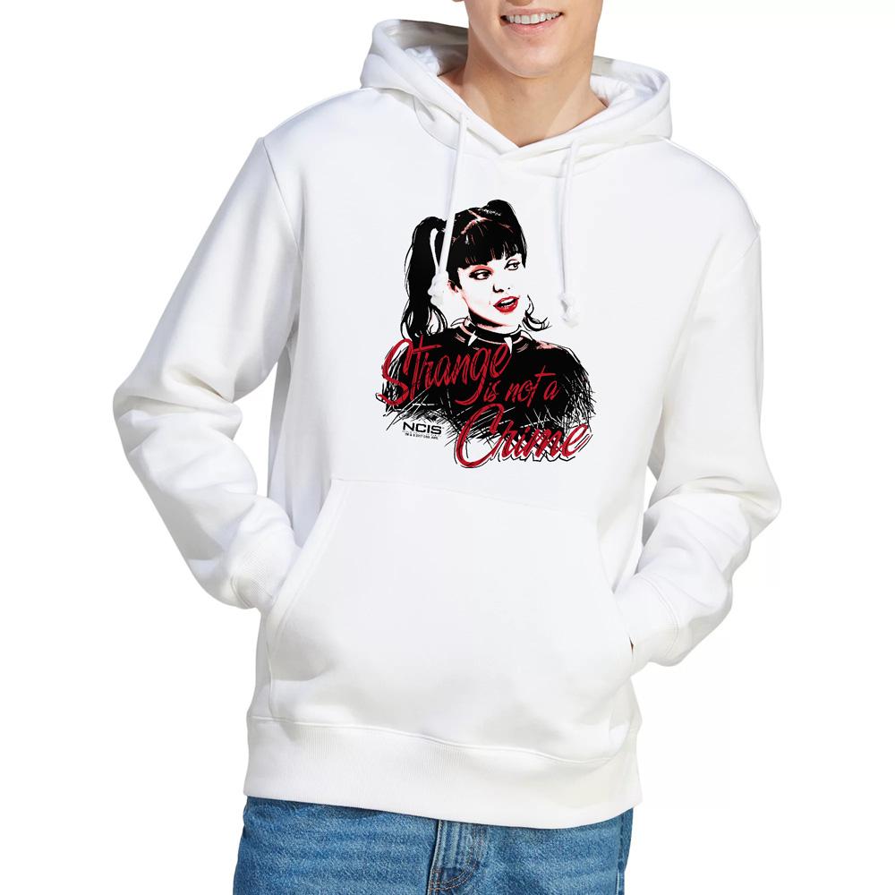 NCIS Mens Strange Is Not A Crime Hoodie