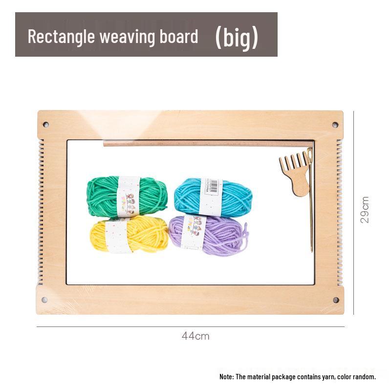 Children's Art Area Wool Knitting Board - DIY Weaving Material Kit for Kindergarten & Large Class Teaching