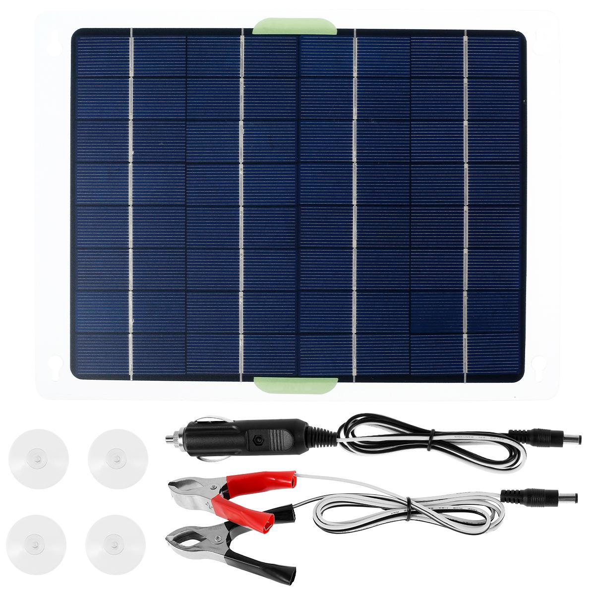 

Portable Solar Panel Waterproof 12/24V 250W High Efficiency Monocrystalline Solar Trickle Battery Charger For Car RV Boat